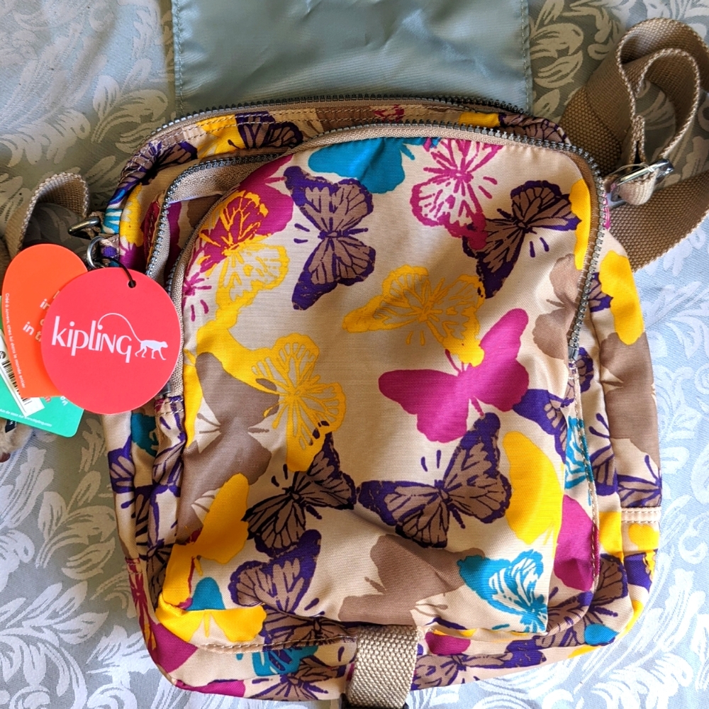 Kipling butterfly bag new with tags